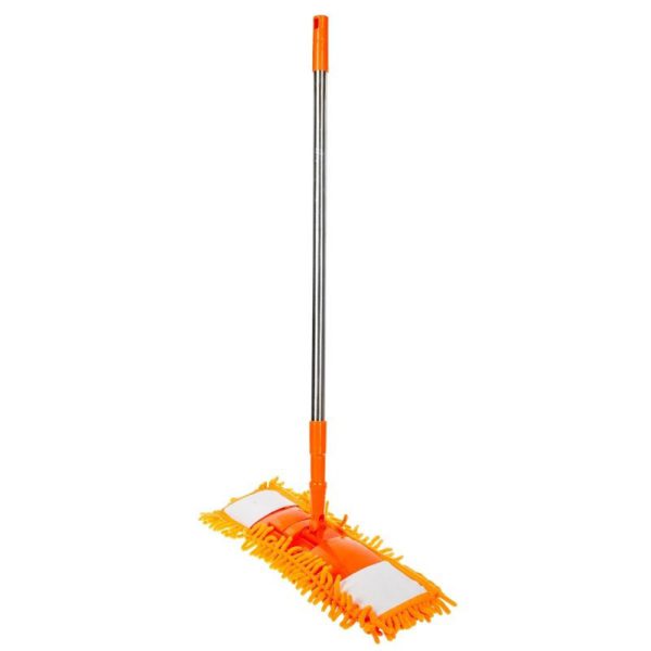 MOPA MICROFIBRA NARANJO COMPLETA 42 CM
