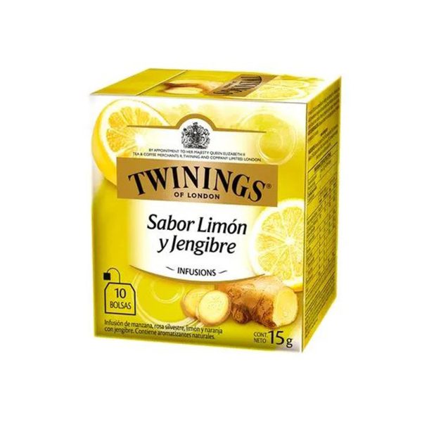TE LIMON GENJIBRE TWININGS 10 BOLSITAS