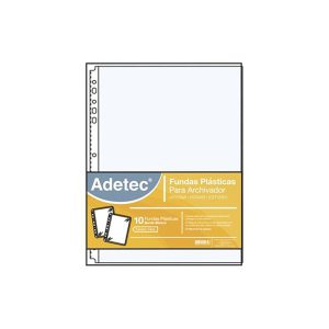 FUNDA PLASTICA CARTA R-BLANCO HAND 10UNID. CAB10