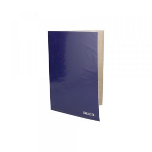 CARPETA PLASTIFICADA CON ACCOCLIP AZUL CI RCA012