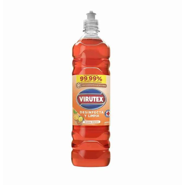 LIMPIADOR DESINFECTANTE SUPERFICIE 900 ML VIRUTEX CITRICO
