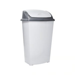 BASURERO TAPA VAIVEN 90 LITROS DELUX