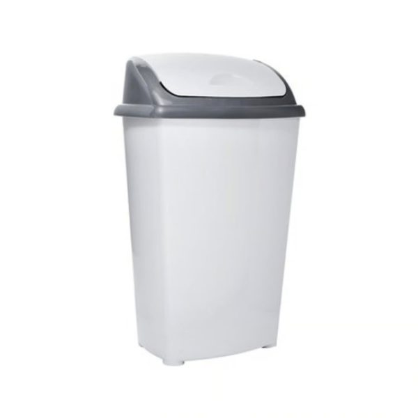 BASURERO TAPA VAIVEN 90 LITROS DELUX