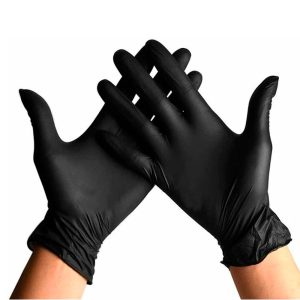 GUANTE DE NITRILO NEGRO TALLA S 100 UNIDADES GENERICO