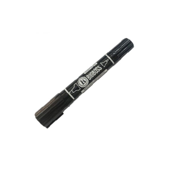 MARCADOR PERM NEGRO DOBLE PUNTA BIG BOSS