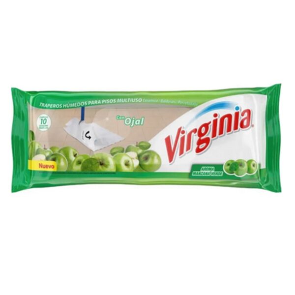 TRAPERO HUMEDO MULTIUSO 10 UN VIRGINIA MANZANA